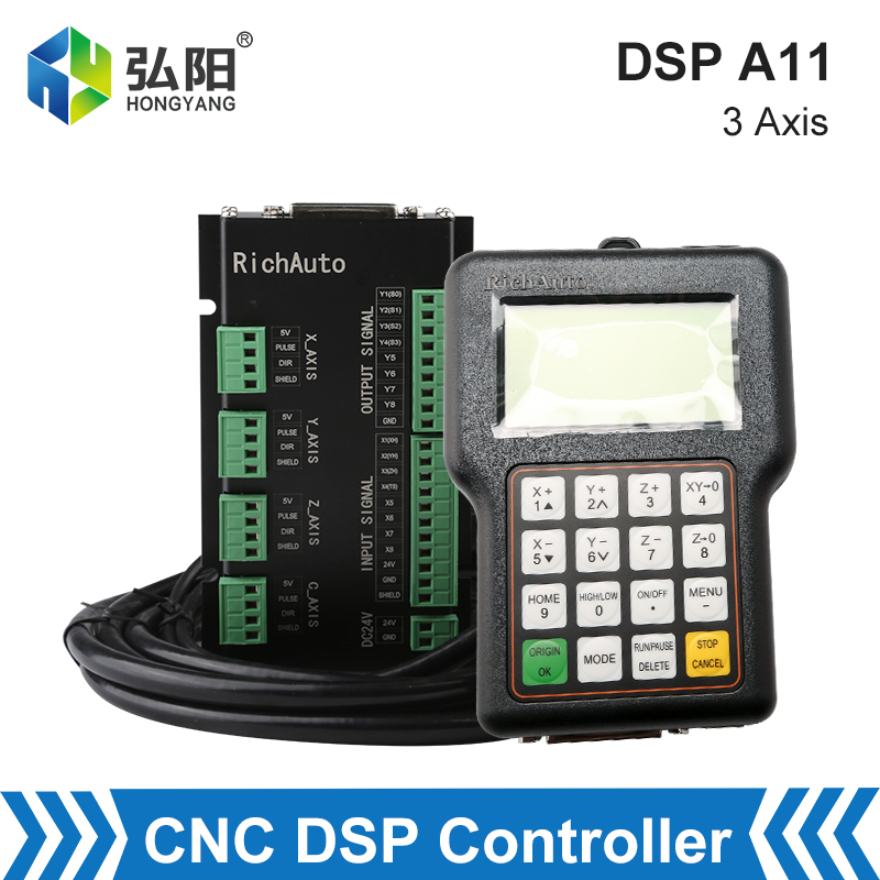 Richauto A11 Dsp Controller 3 Axis - Controlador cnc richauto dsp a11 3-axis