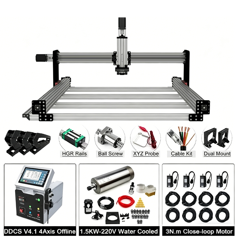 Ddcs V4.1 4 Axis Cnc Offline Controller - Sistema de Controle Offline DDCS V4.1