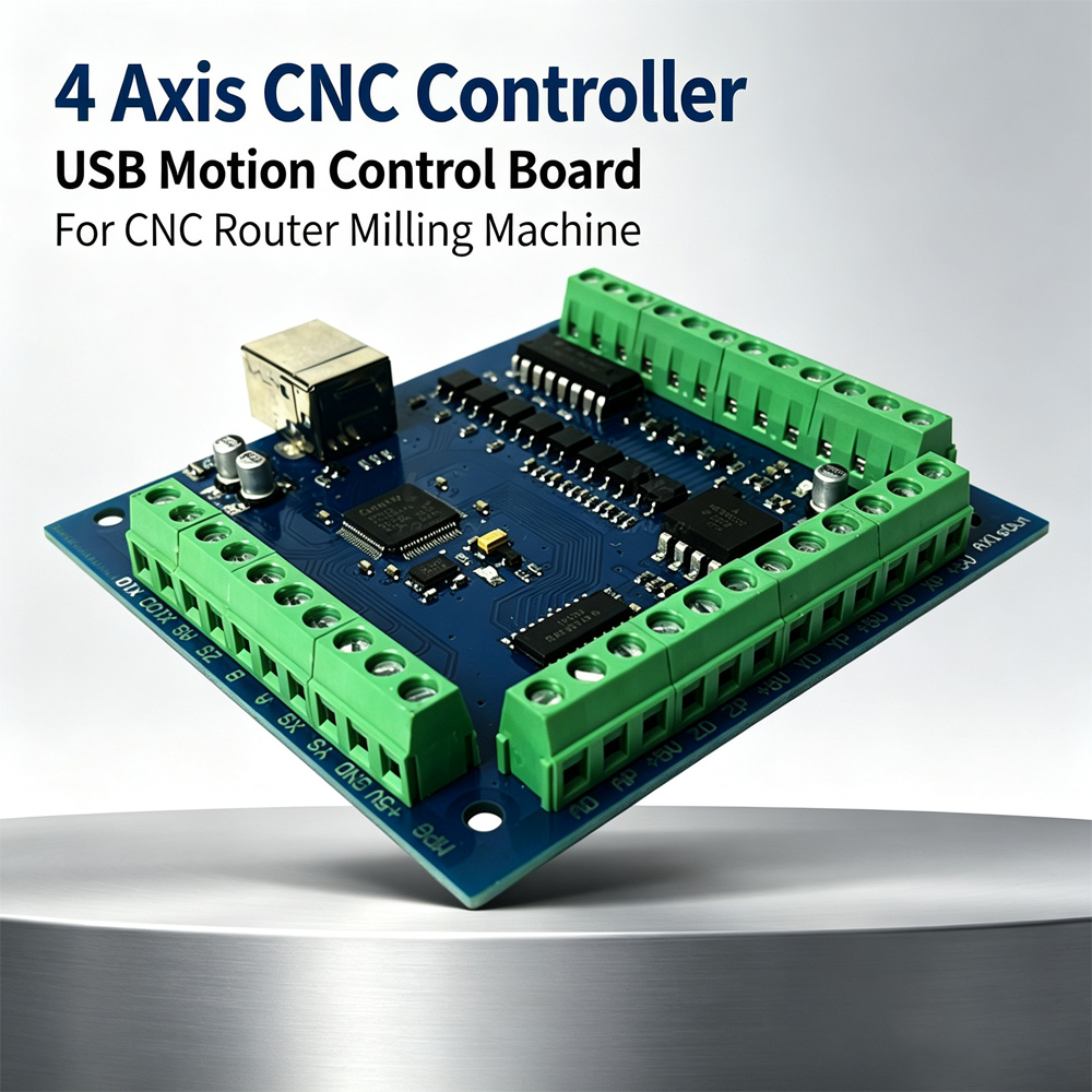 Mach3 Usb Cnc Controller 4 Axis 100Khz - Placa Controladora CNC Motion MACH3 de