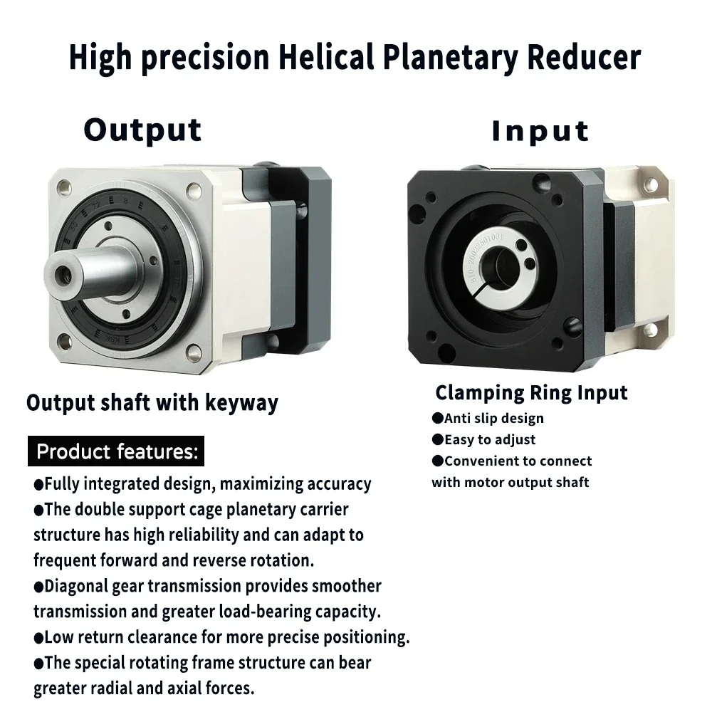 Planetary Gearbox Reducer Nema 23 34 - Redutor Planetário de Alta Precisão com