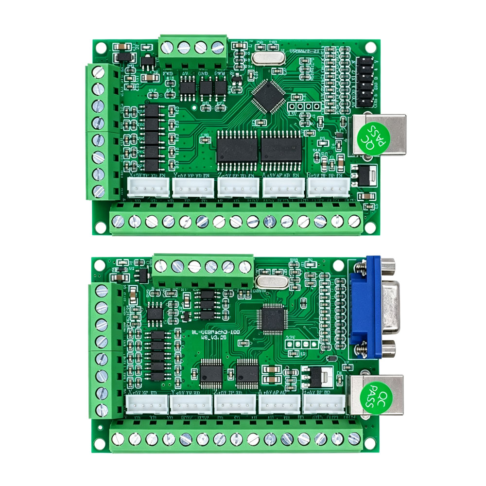 1 conjunto de Placa Controlado - 5 Axis Cnc Breakout Board Interface Mach3 avaliação e preço