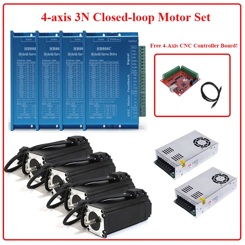 Motor de Passo de Circuito Fec - Nema 23 Closed Loop Stepper Motor Driver Kit avaliação e preço
