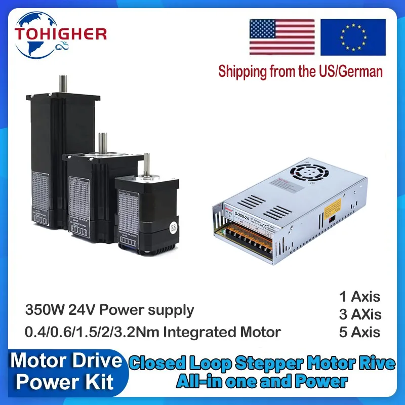 Nema17 nema23 driver de motor  - Nema 23 Closed Loop Stepper Motor Driver Kit avaliação e preço