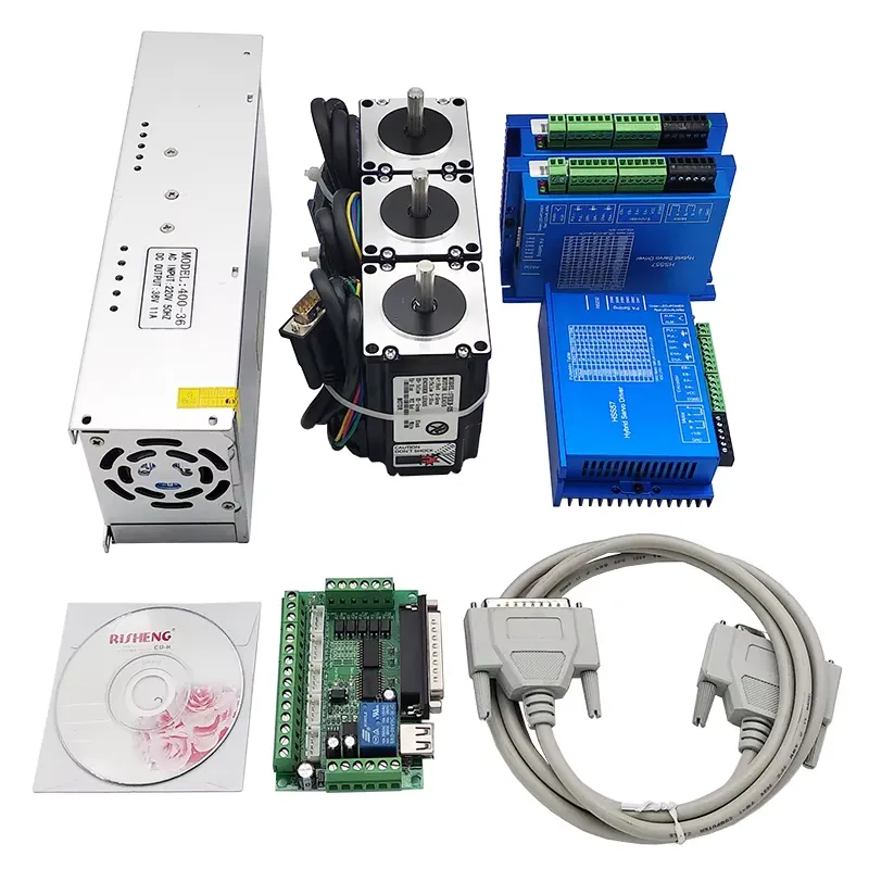 Kit CNC de 3 Eixos 2N.m com Mo - Nema 23 Closed Loop Stepper Motor Driver Kit avaliação e preço