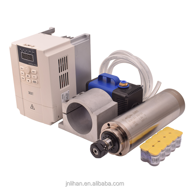 Kit Inversor de Frequência par - 2.2Kw Water Cooled Spindle Kit Vfd avaliação e preço