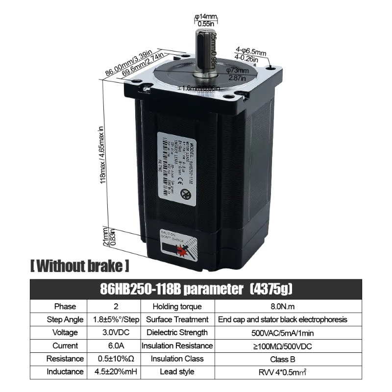 Kit de Motor de Passo de Circu - Hybrid Servo Driver Nema 34 8.5Nm avaliação e preço