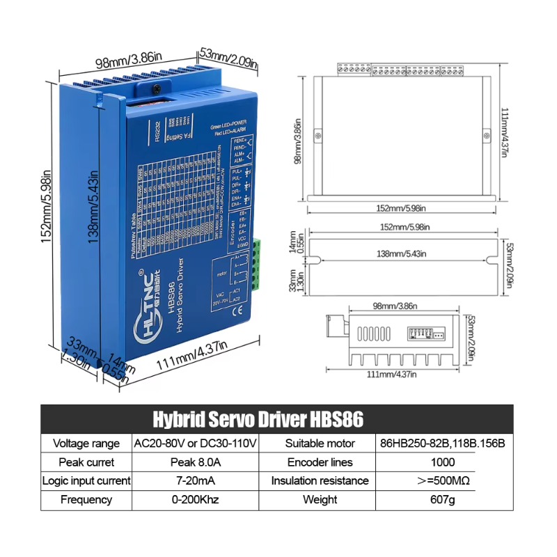Kit de Motor de Passo de Circu - Hybrid Servo Driver Nema 34 8.5Nm avaliação e preço