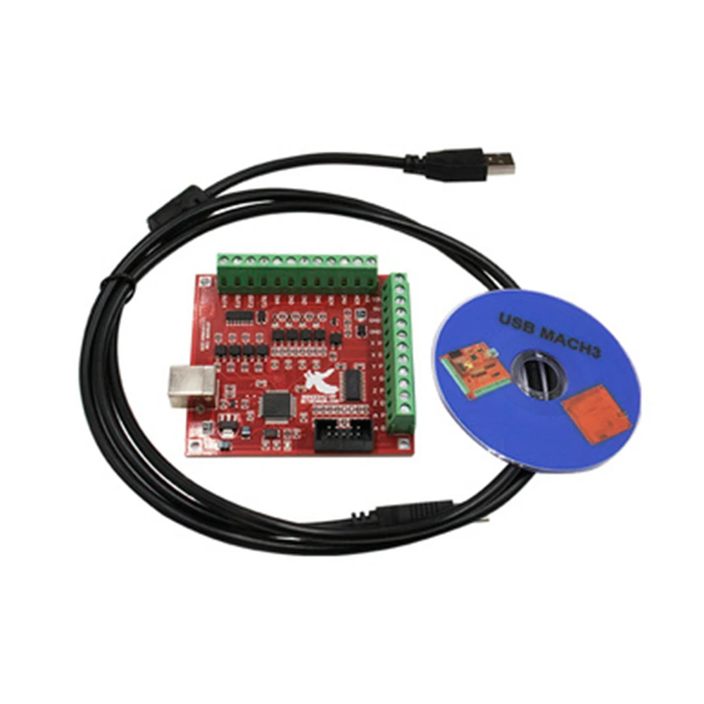 Placa de fuga mach3 + 1 peça d - Mach3 Usb Cnc Controller 4 Axis 100Khz avaliação e preço
